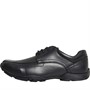Hush Puppies Junior Boys Elijah Lace School Shoes Black