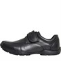 Hush Puppies Boys Elijah Strap School Shoes Black
