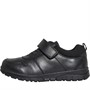 Hush Puppies Boys Vancouver Strap School Shoes Black