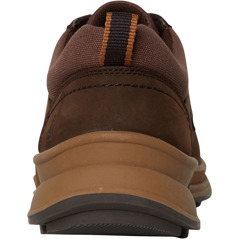 Hush Puppies Mens Adam Casual Shoes Brown Nubuck