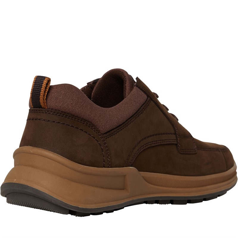 Hush Puppies Mens Adam Casual Shoes Brown Nubuck