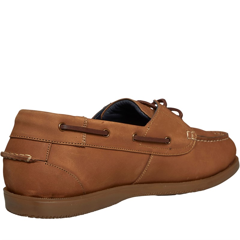 Buy Hush Puppies Mens Solent Deck Shoes Tan Cow Nubuck