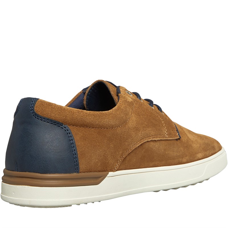 Hush Puppies Mens Joey Casual Shoes Tan Suede