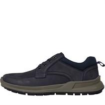 Hush Puppies Mens Adam Casual Shoes Navy Nubuck