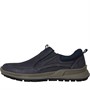 Hush Puppies Mens Arthur Slip On Shoes Navy Nubuck