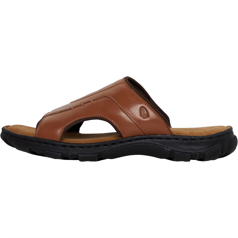 Hush Puppies Mens Rio Sandals Tan