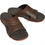 Hush Puppies Mens Como Slide Sandals Brown/Orange
