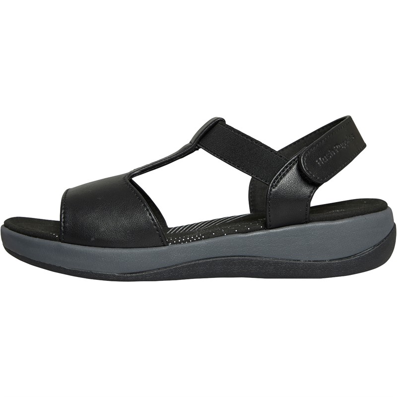 Hush puppies black sandals womens on sale