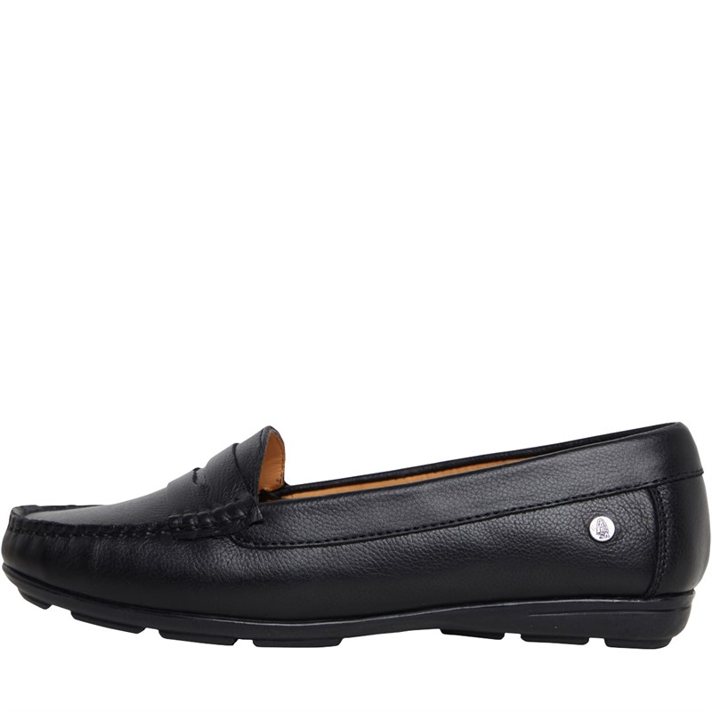 Buy Hush Puppies Womens Margot Loafers Black Leather Black Sole