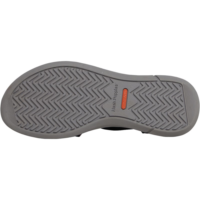 Hush Puppies Womens Good Trek Sandals Black