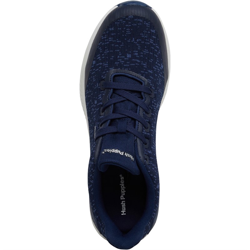 Hush Puppies Mens Jason Trainers Navy