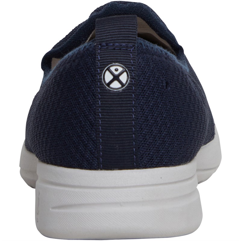 Hush Puppies Womens Good Slip On Trainers Navy