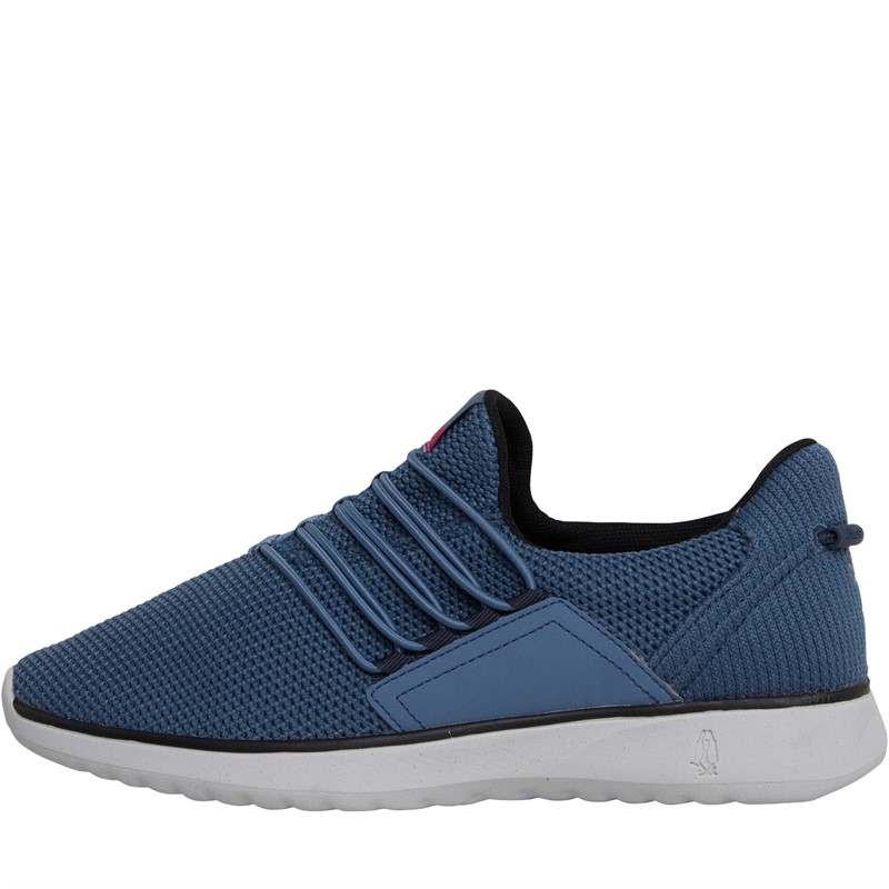 Hush Puppies Mens Good Bungee Trainers Navy