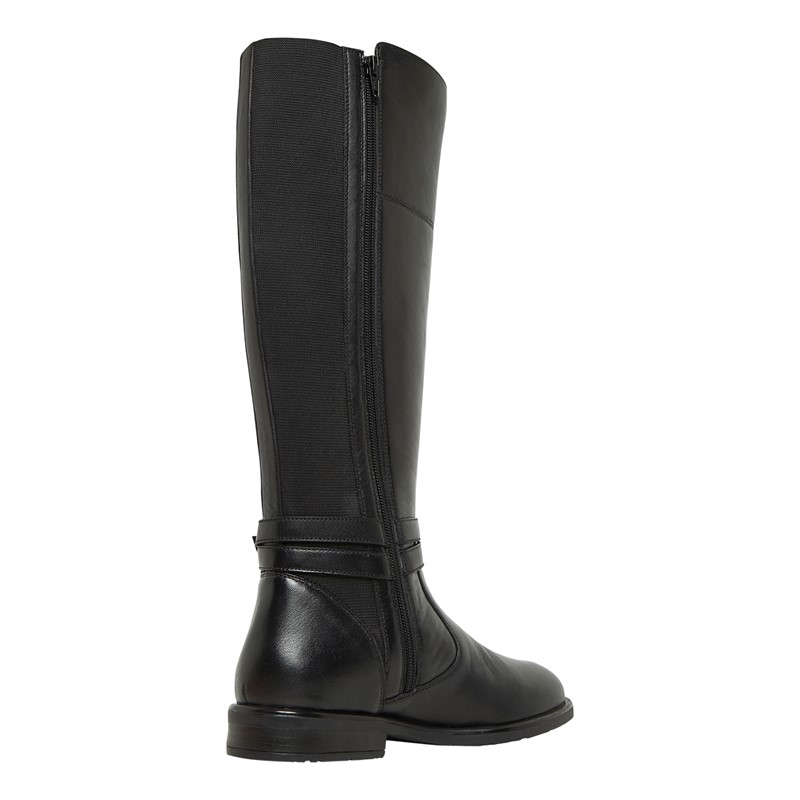 Hush Puppies Womens Victoria Knee Length Boots Black