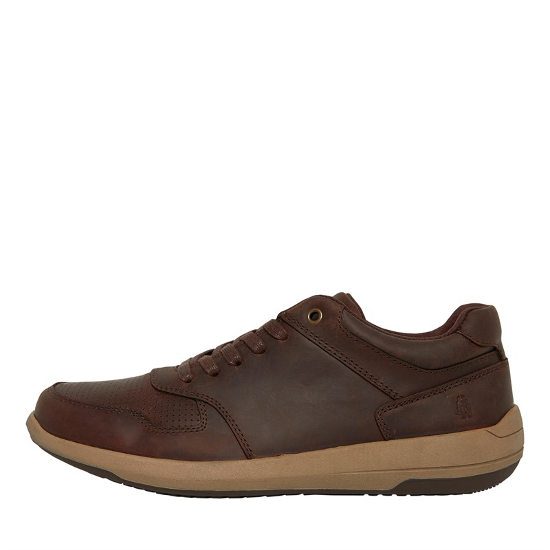 Hush Puppies Mens Mustang Lace Shoes Brown