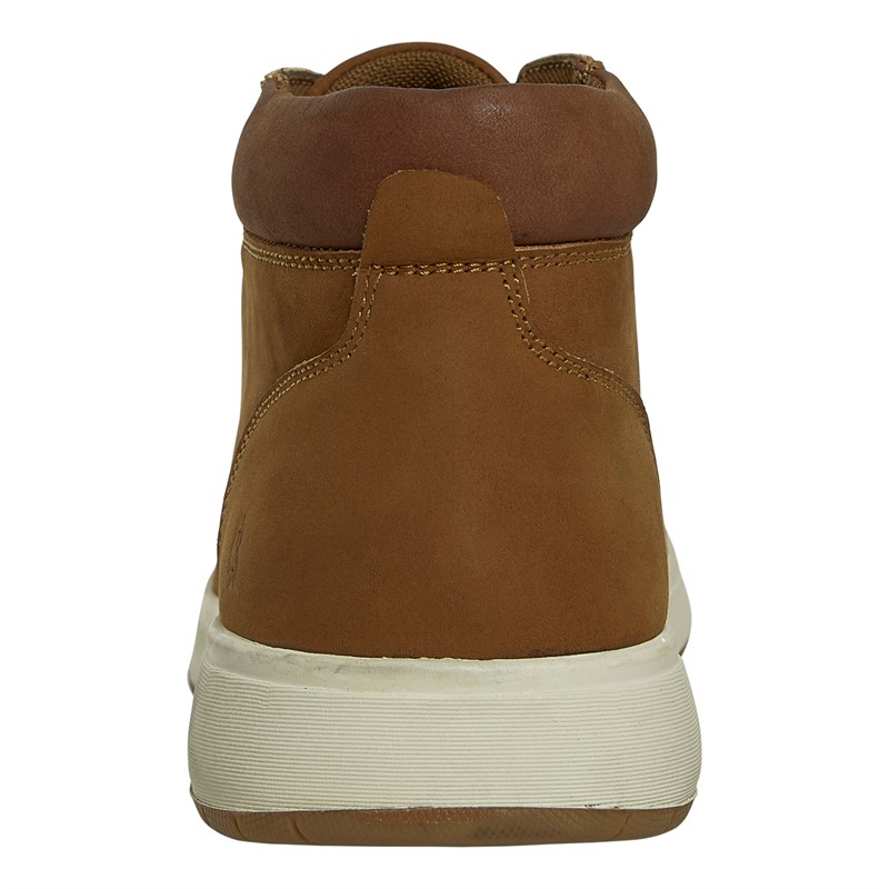 Hush Puppies Mens Bronko Chukka Boots Tan Nubuck/Brown