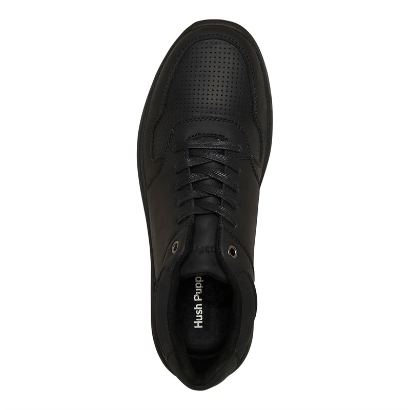 Hush Puppies Mens Mustang Lace Shoes Black