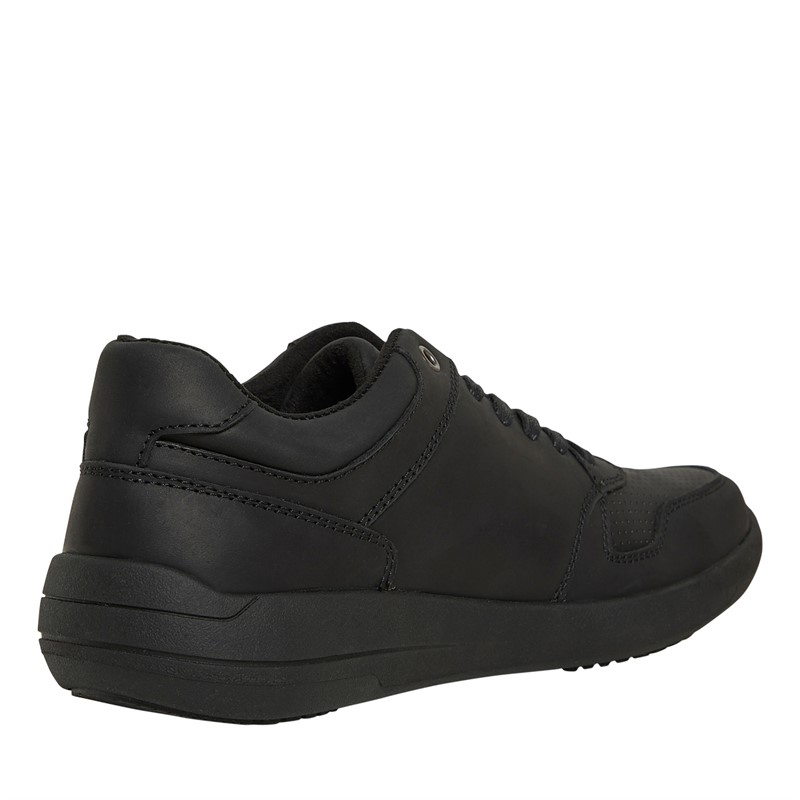 Hush Puppies Mens Mustang Lace Shoes Black