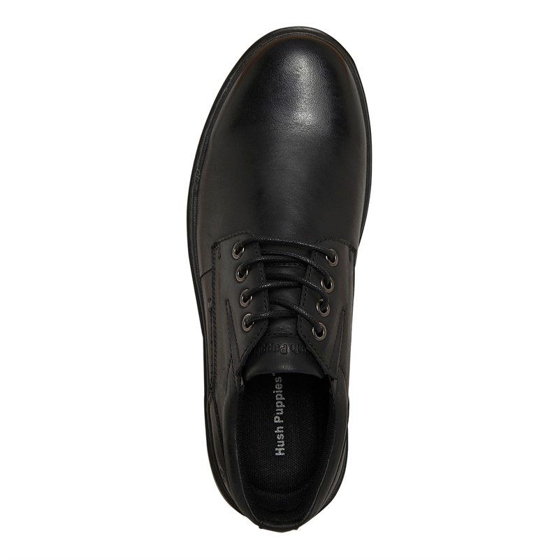 Hush Puppies Mens Triton Lace Shoes Black