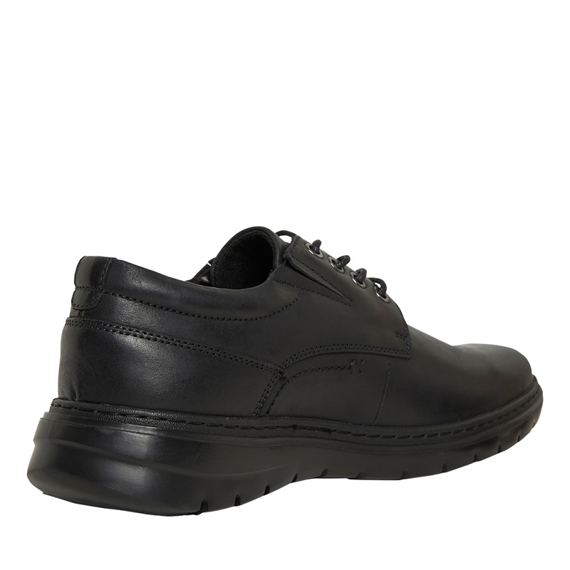 Hush Puppies Mens Triton Lace Shoes Black