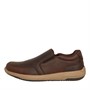 Hush Puppies Mens Breton Slip On Shoes Brown