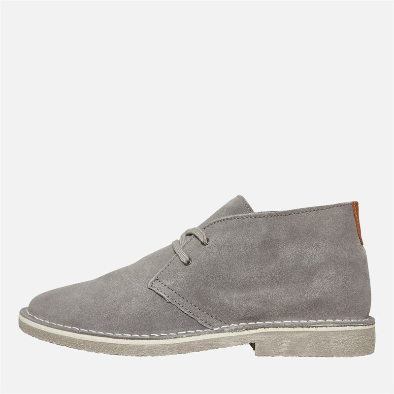 Hush Puppies Mens Samuel Chukka Boots Grey - Size 11