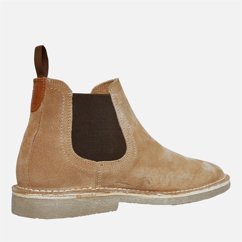Hush Puppies Mens Shaun Chelsea Boots Sand