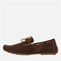 Hush Puppies Mens Reuben Boat Shoes Brown