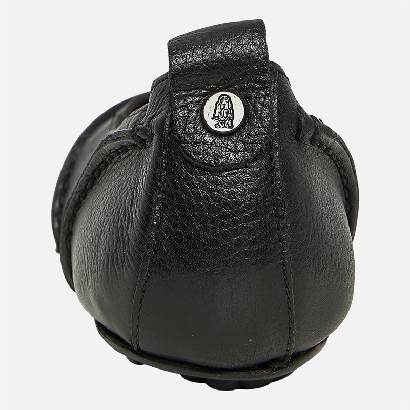 Hush Puppies Janessa Ballerine Donna - Pelle, Punta Chiusa, Nero, Taglia 37 EU, Suola Flessibile