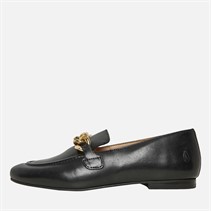 Hush Puppies Womens Harper Chain Loafers Black