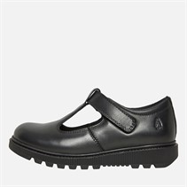 Hush Puppies Junior Girls Gracie 2 T-Bar Shoes Black