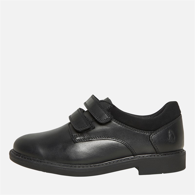 Hush Puppies Boys Matteo Twin Strap Shoes Black - Size 12K