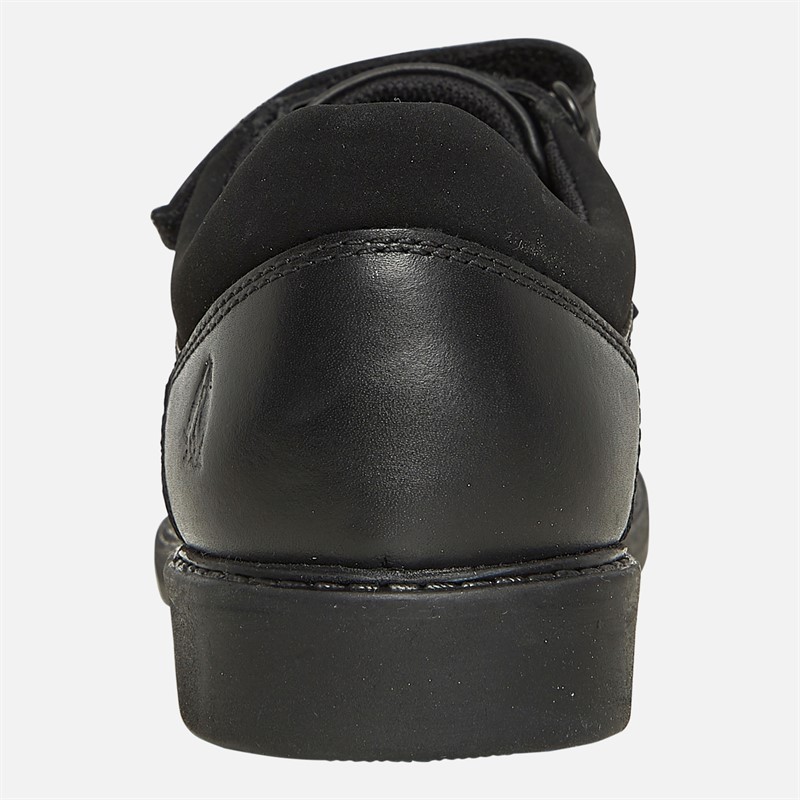 Hush Puppies Boys Matteo Twin Strap Shoes Black