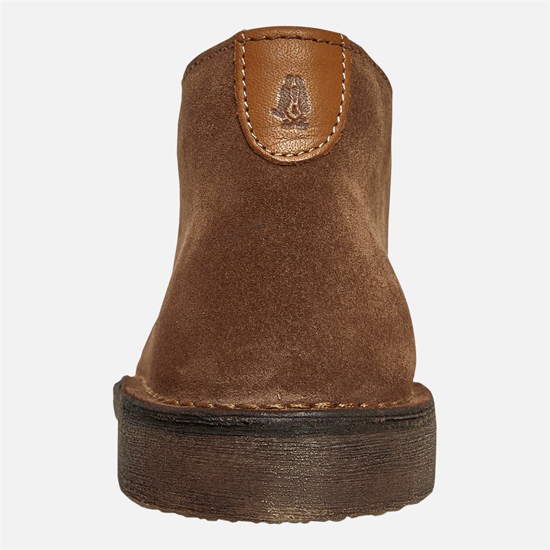 Hush Puppies Mens Sinclair Desert Boots Cognac