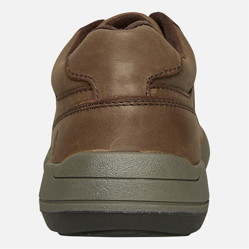 Hush Puppies Mens Mustang Lace Shoes Brown/Charcoal