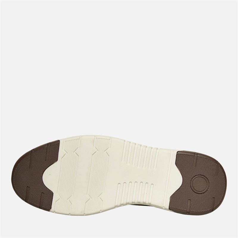 Hush Puppies Mens New Derby Brogue Shoes Tan Leather