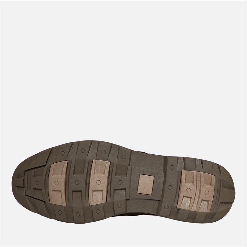 Hush Puppies Mens Tyson Chukka Boots Brown Leather