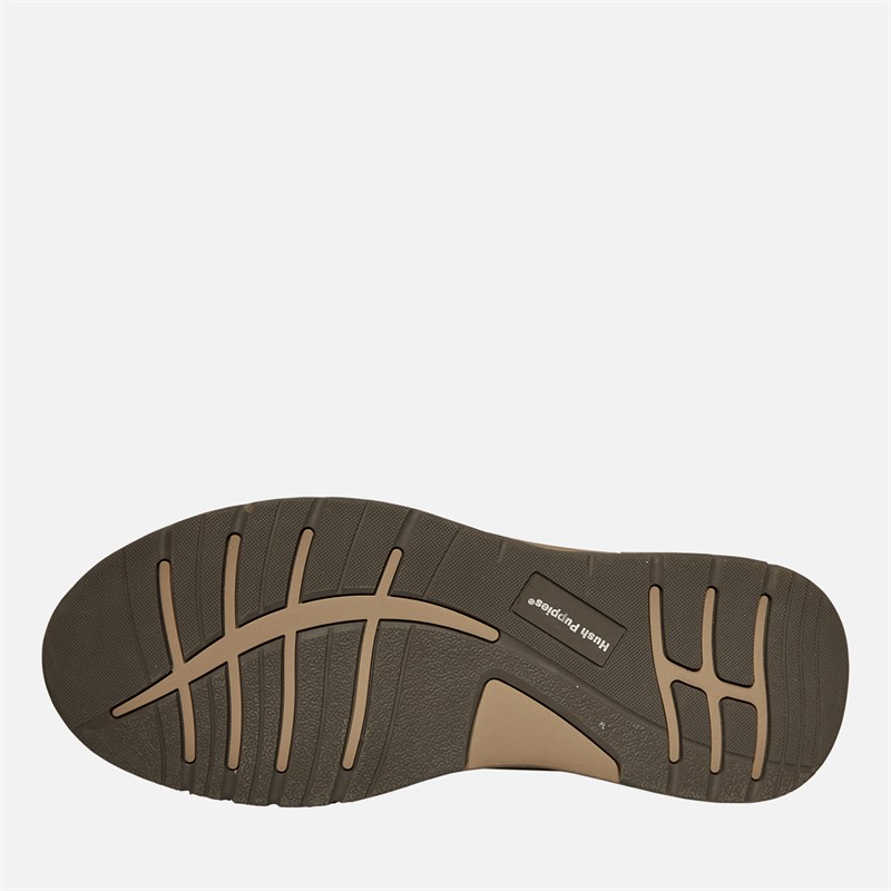 Hush Puppies Mens Nixon Chukka Boots Brown Leather