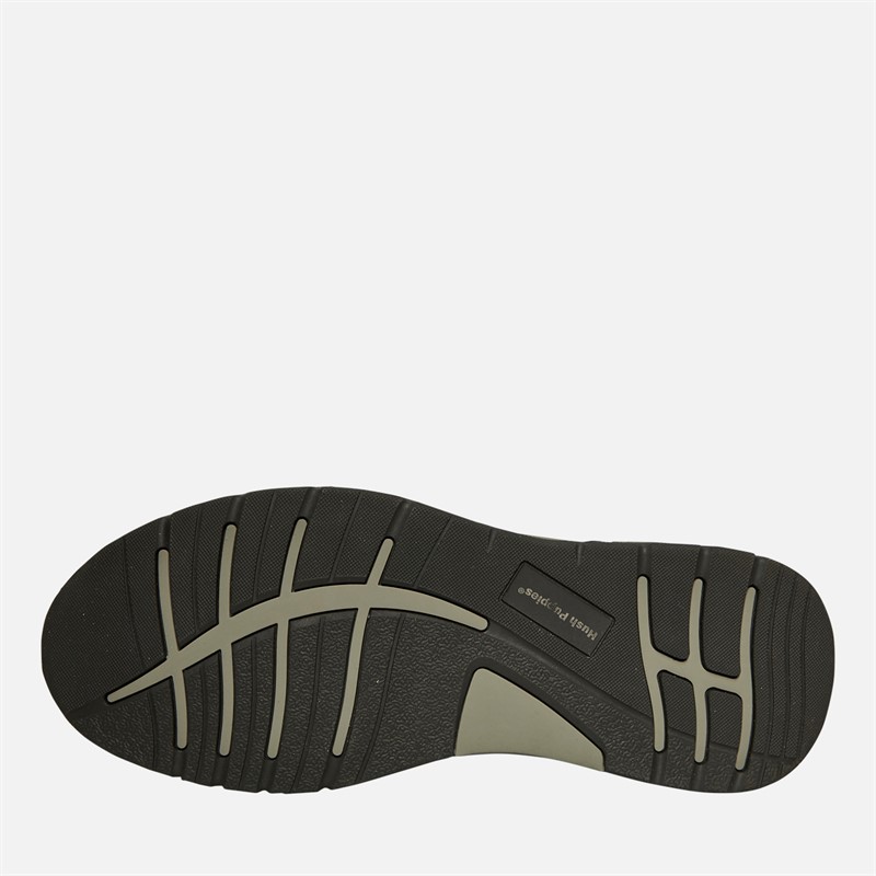 Hush Puppies Mens Nixon Chukka Boots Black Leather