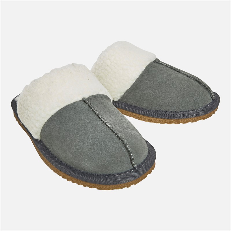Hush Puppies Womens Arianna Mule Slippers Grey