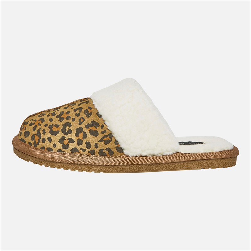 Hush Puppies Womens Arianna Mule Slippers Leopard