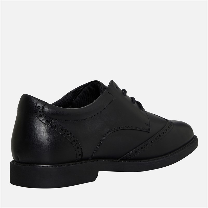 Hush Puppies Mens Matteo Brogue Shoes Black