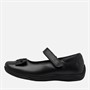 Hush Puppies Junior Girls Starmaker Bow Mary Jane Shoes Black