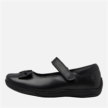 Hush Puppies Junior Girls Starmaker Bow Mary Jane Shoes Black
