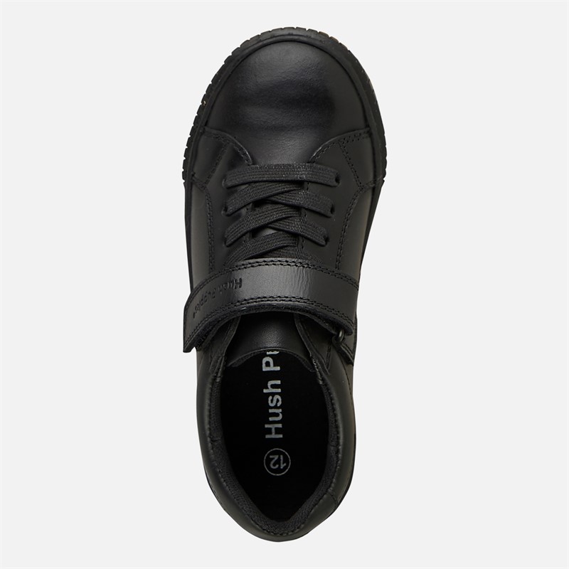 Hush Puppies Girls Junior Elsie Trainers Black