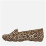 Hush Puppies Womens Margot Suede Loafers Leopard Print Suede