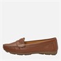 Hush Puppies Womens Margot Loafers Tan Leather/Gum Sole