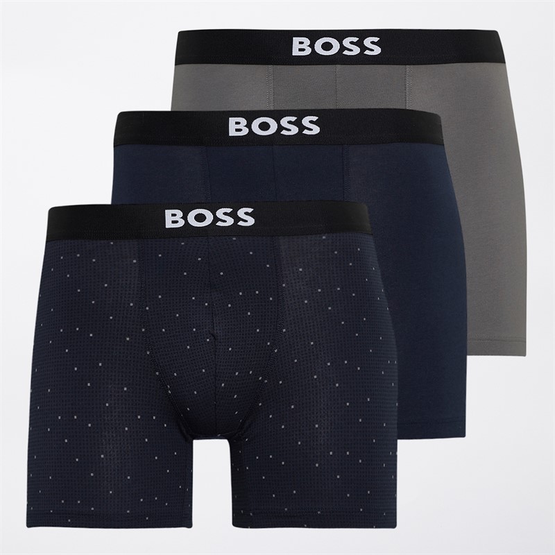 Hugo Boss Heren Drie Pack Boxers Multi - Maat L
