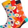 Happy Socks Mens Waterfall Three Pack Socks Multi