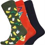 Happy Socks Mens Waterfall Three Pack Socks Multi